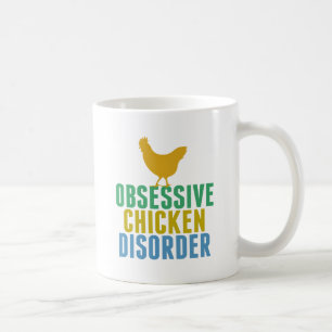 Mug Désordre obsédant mignon de poulet