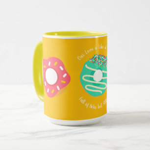 Mug Dessert, Donuts sucrés, Doughnuts,Mignon,moderne