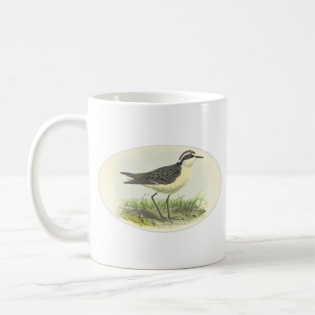 Mug Dessin 1875 d'oiseau de cru de Ste.Hélène (Gauche)