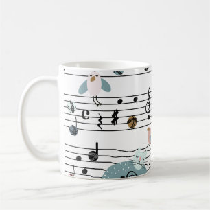 Mug dessin à la main dessin mignon dessin animé sans c