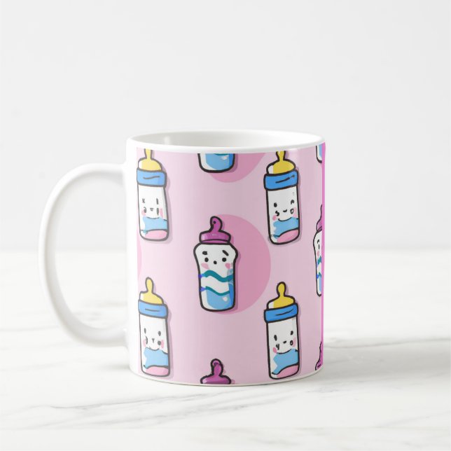Mug dessin animé biberon amusant (Gauche)