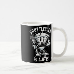 Mug Dessin animé de badminton pour toujours Navette et