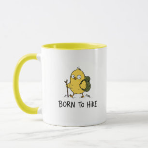 Mug Dessin animé d'oiseau de randonnée drôle