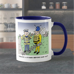 Mug Dessin animé drôle de la police de la circulation