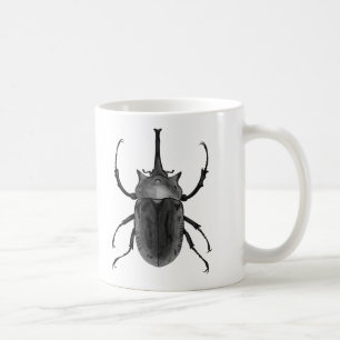 Mug Dessin au trait noir et blanc conception de