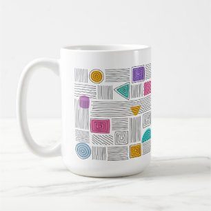 Mug Dessin Authentique Unique Art Abstrait