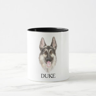 Mug Dessin berger allemand personnalisé