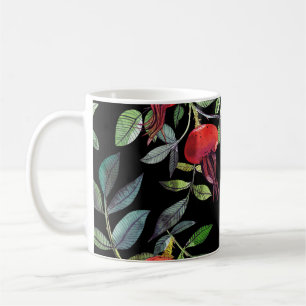 Mug Dessin d'aquarelle botanique motif dogrose. Brig