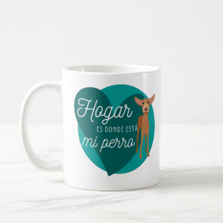 Mug Dessin de chien de podenco amusant Slogan Coffee M