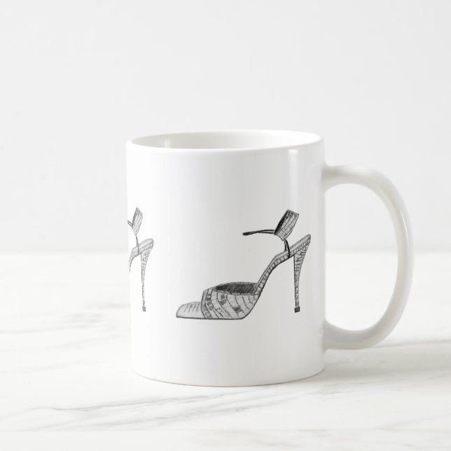 Mug Dessin de l'amant de chaussure (Droite)