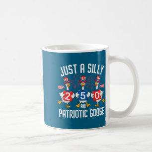 Mug Dessin de l'oie patriotique drôle juste ridicule