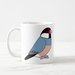 Mug Dessin de moineau de java mignon