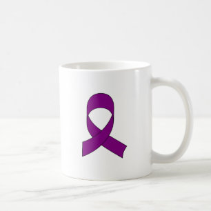 Mug Dessin de ruban violet