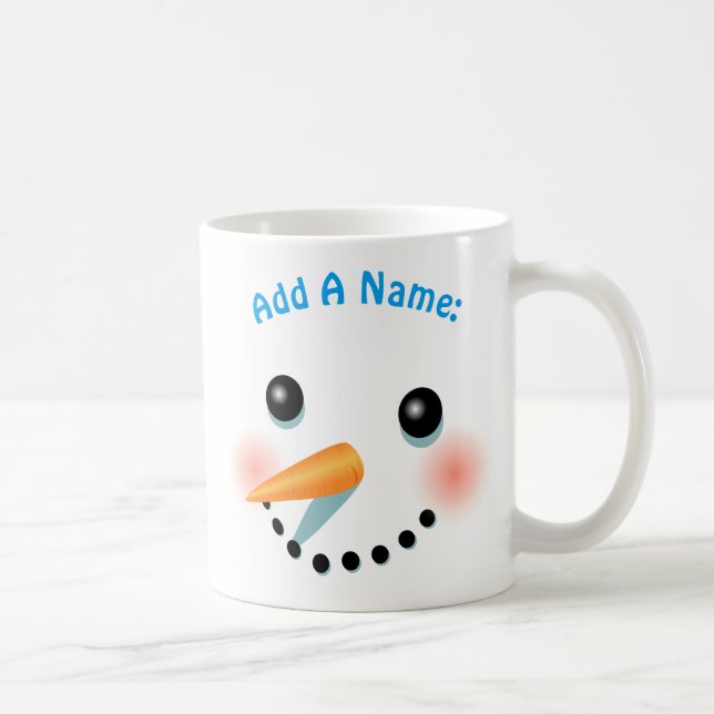Mug Dessin de Snowman cool (Droite)