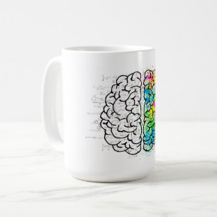 Mug Dessin d'idée de la psychologie cérébrale