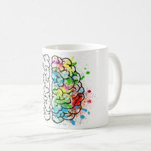 Mug Dessin d'idée de psychologie cérébrale