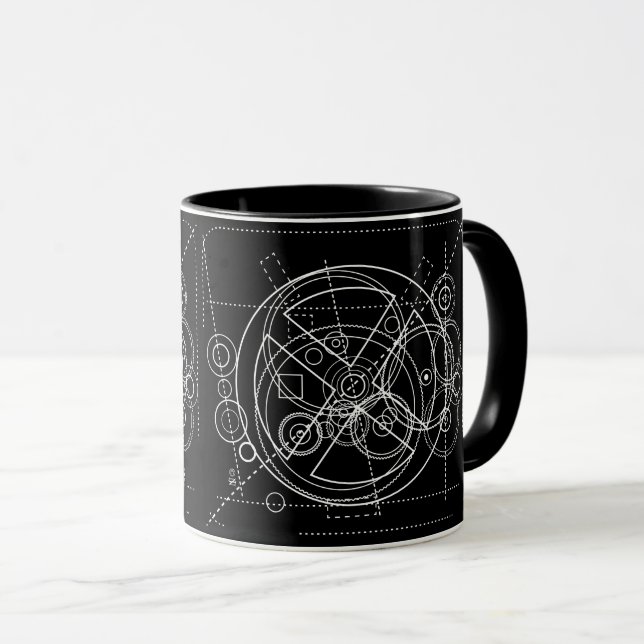 Mug Dessin du mécanisme antikythérien (Devant droit)