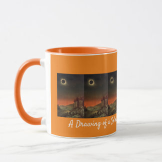 Mug Dessin d'une éclipse solaire par Edmund Weiss