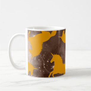 Mug Dessin main Abstrait Chevaux Unicorn Patt sans joi