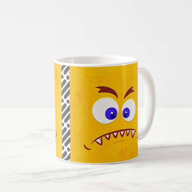 Mug dessin sur l'expression du visage (Devant droit)