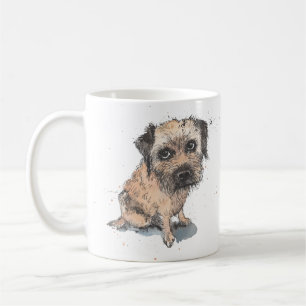Mug Dessin Terrier frontalier, Fête des pères person