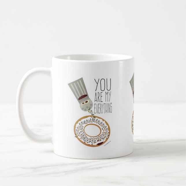 Mug Dessin Vous Êtes Mon Tout Bagel Saison (Gauche)
