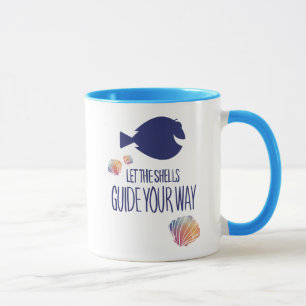 Mug Destin  Laissez les coquilles guider votre chemin