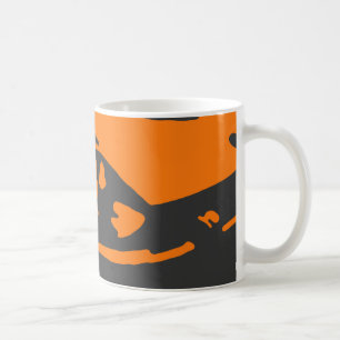 Mug Détail de Datsun 240Z, orange sur l'obscurité