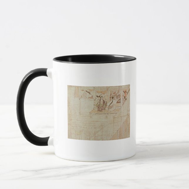 Mug Détail de Shigisan Engi Emaki, période de Kamakura (Gauche)