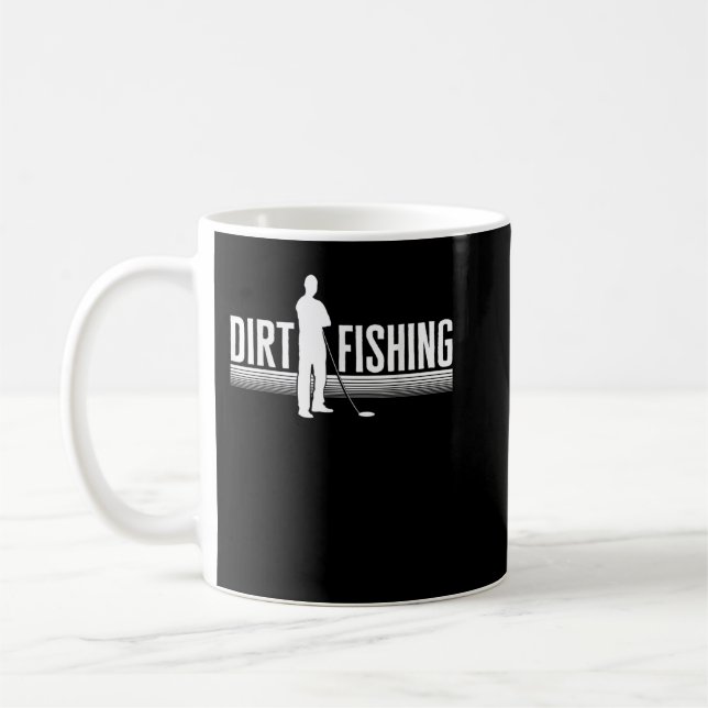 Mug Détecteur Dirt Fishing Détecteur Métal Lover Détec (Gauche)
