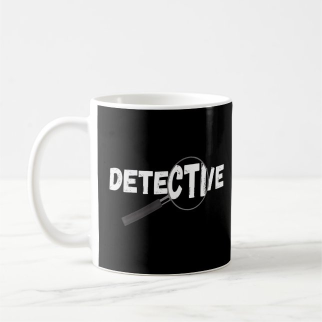 Mug Détecteur privé Spy Agent Détecteur (Gauche)