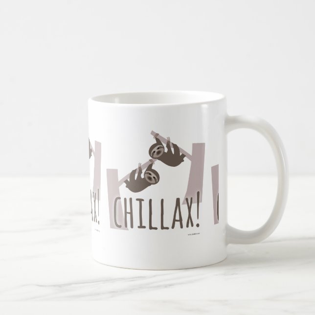 Mug Détendez-vous avec la Sloth Chillax (Droite)