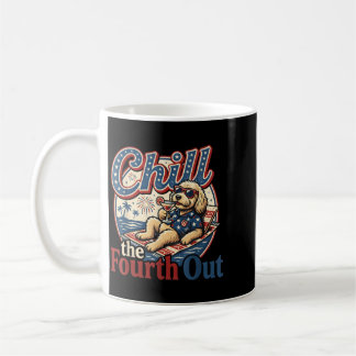 Mug Détendez-vous le quatrième drôle Goldendoodle amou