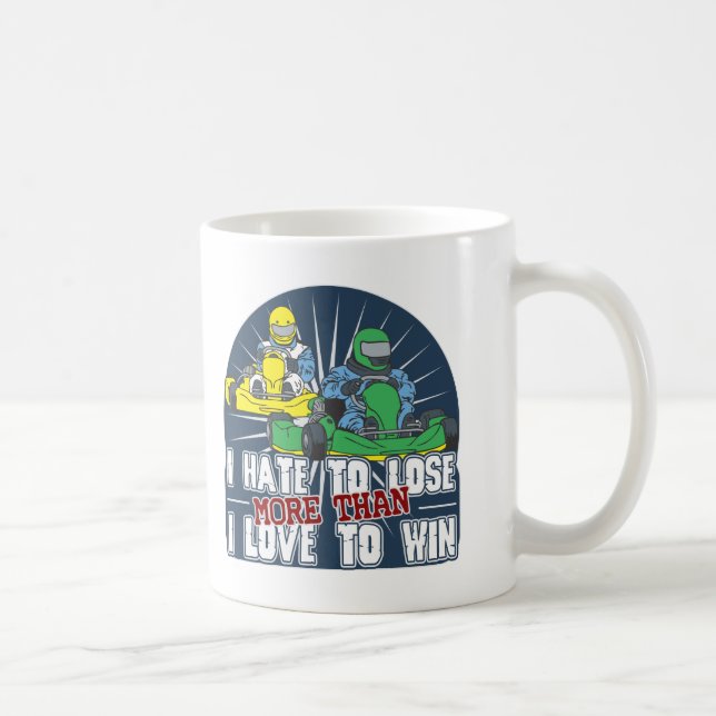 Mug Détestez pour perdre le kart (Droite)