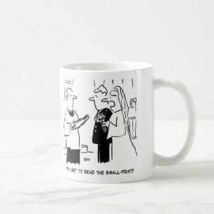 Mug Deux Caricatures À Thème Mariage.