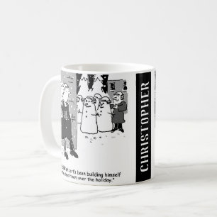 Mug Deux caricatures juridiques amusantes à personnali