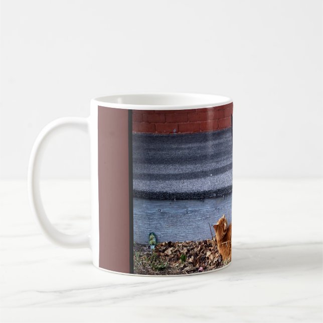 Mug Deux chats dans la cour (Gauche)