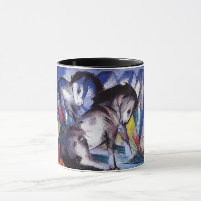 Mug Deux chevaux (par Franz Marc) (Centre)