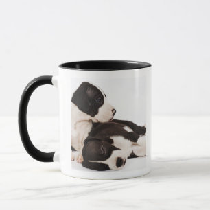 Mug Deux chiots de great dane de harlequin