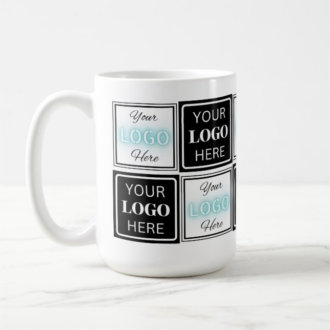 Mug Deux Logos Événement Blanc Simple (Gauche)