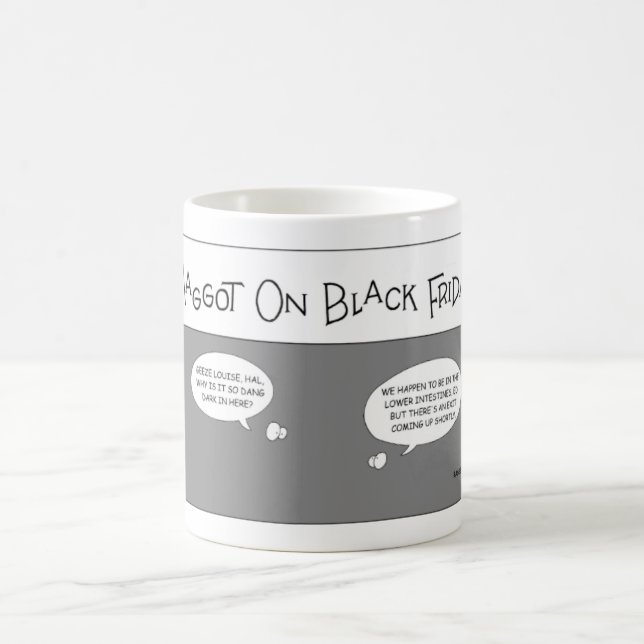 Mug Deux Maggots sur le Vendredi noir (Centre)