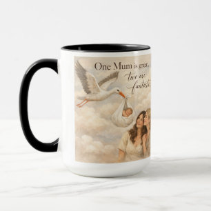 Mug Deux mamans et l'amour d'une communauté LGBTQ