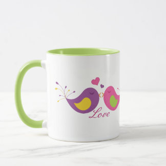 Mug Deux perruches mignonnes