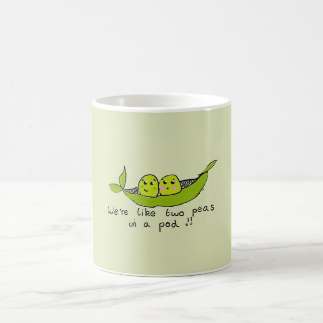 Mug Deux petits pois dans un pot (Centre)