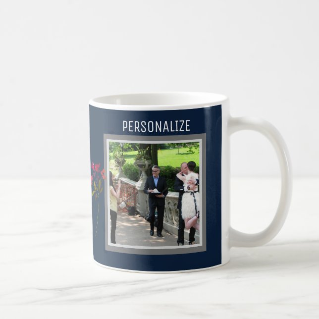 MUG DEUX PHOTOS HEUREUX SOUVENIRS FACILE À REMPLIR  (Droite)