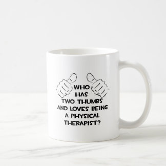 Mug Deux pouces .. Thérapiste physique
