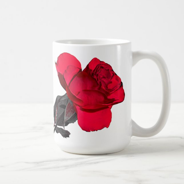 Mug Deux roses rouges au milieu (Droite)