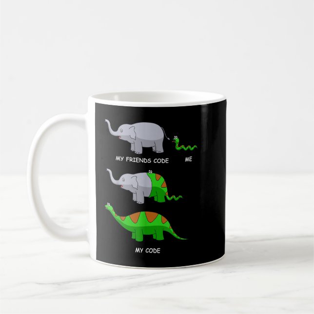 Mug Developer Coder Programmming - Software Engineer P (Gauche)