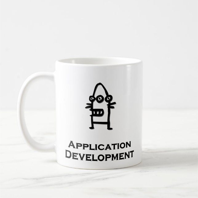 Mug Développement d'applications à trois yeux (Gauche)