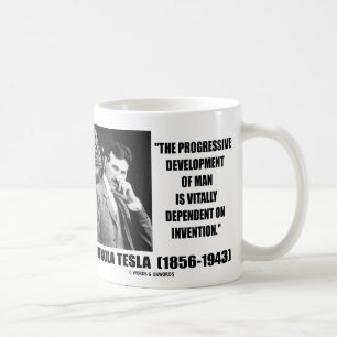 Mug Développement progressif de Nikola Tesla de